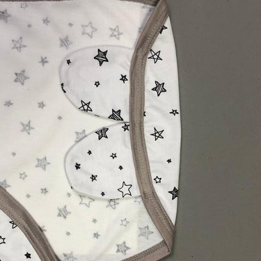 Swaddle Sheet - Star Design White